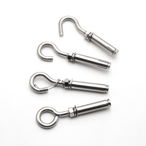 Vis <span class=keywords><strong>d</strong></span>'expansion à tête courbée en acier inoxydable Jingguda PZ-06, crochet de fixation, anneau <span class=keywords><strong>d</strong></span>'expansion galvanisé, capacité de 350 kg - Product Image 5