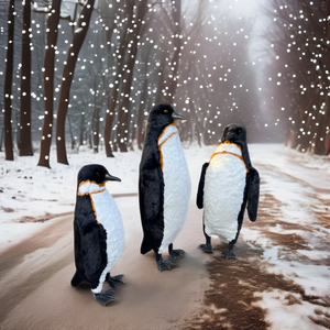 Custom Realistic Lifesize Penguin Statue <strong>Winter</strong> <strong>Wonderland</strong> Animal Party <strong>Decorations</strong> Christmas Events <strong>Decorations</strong> - Product Image 3