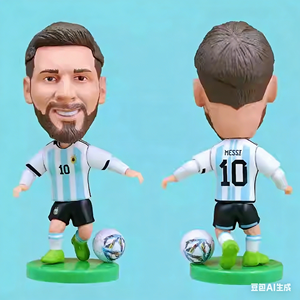 Figurines de joueurs de football en résine PVC, vente en gros, personnalisables en usine, figurines d'<span class=keywords><strong>action</strong></span> 3D de joueurs de football. - Product Image 2