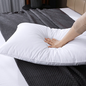 Oreillers de sommeil en plumes de canard 5 étoiles, oreillers en coton Hilton, 1000g avec sac, fabricant - Product Image 5