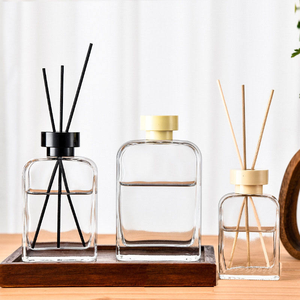 Difusores de Aroma de Lujo de 120 ml, 140 ml, 220 ml, 350 ml, Botellas de Vidrio Cuadradas Transparentes con Serigrafía - Product Image 4