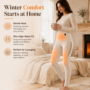 Leggings chauffants électriques pour femmes, taille haute, 3 zones de chauffage <span class=keywords><strong>thermique</strong></span>, vente en gros - Product Image 1
