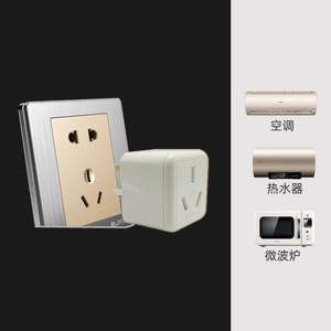 Adaptador de Enchufe 16A, Convertidor de Enchufe 10A para Aire Acondicionado, Calentador de Agua, Calentador de Aceite, 220V, Material de PC, Conexión a Tierra Estándar - Product Image 2