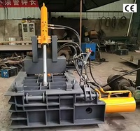 Presse à ferraille hydraulique automatique Machine de compactage de déchets Traitement de l'alliage de ferraille pour l'ébauche de l'aluminium