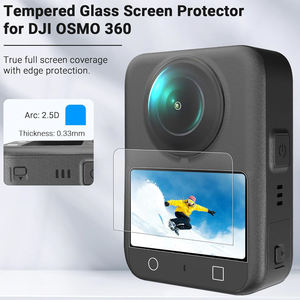 Protection d'écran en verre trempé 9H personnalisée en usine pour DJI Osmo 360, film protecteur, accessoires pour caméra d'action pour DJI OSMO 360 - Product Image 2