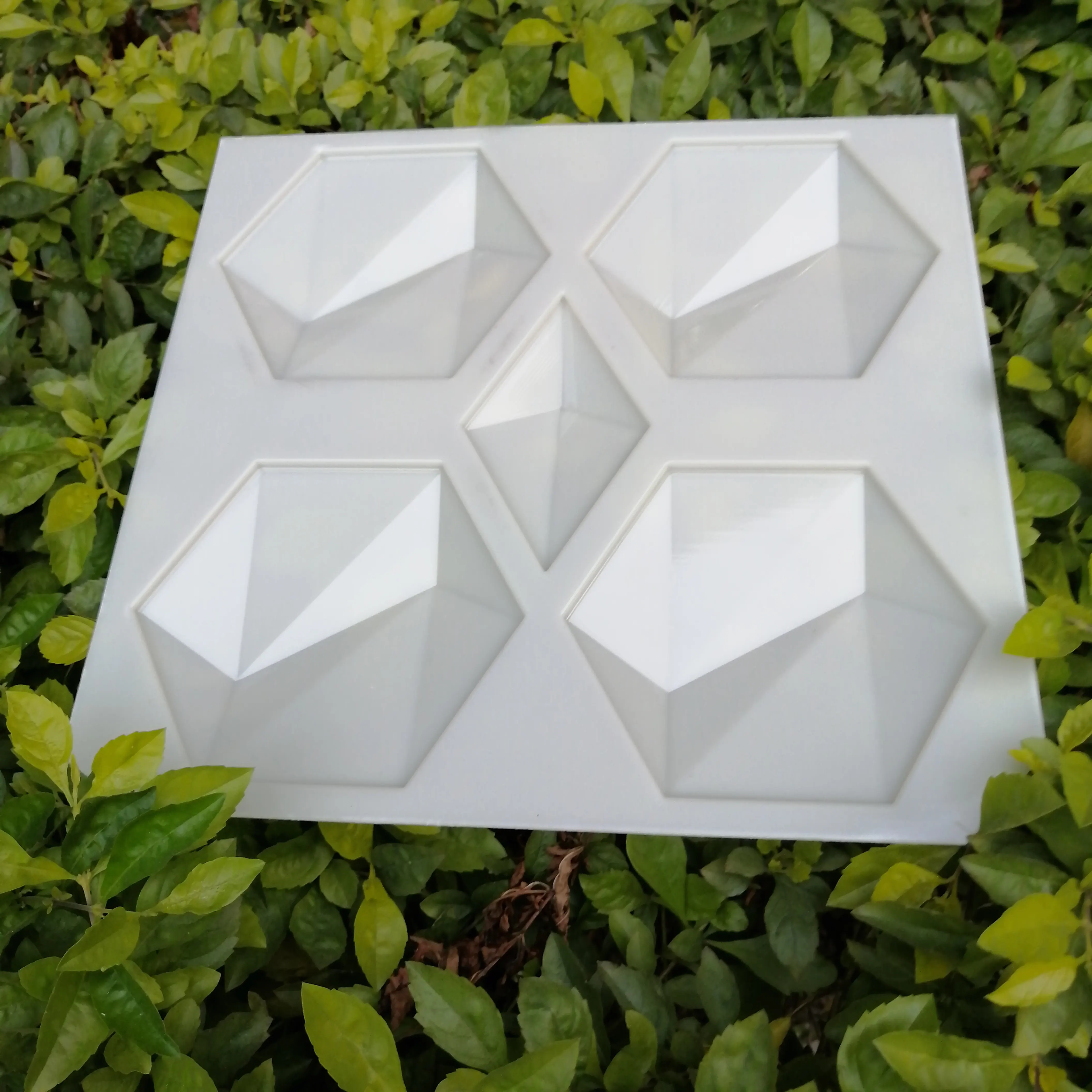 Cost-effective custom vacuum formed plastic tile mold for making 3D decorative tile with texiture and pattern