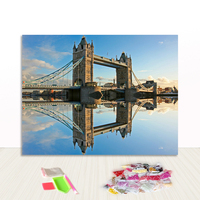 Peinture au diamant personnalisée avec votre propre photo, kits de peinture au diamant personnalisés avec photo pour la décoration murale DIY à la maison