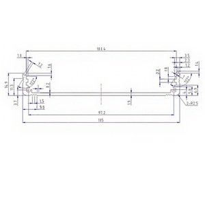 30*105-100mm nhôm vỏ hợp kim nhôm vỏ, tách vỏ nhôm hồ sơ vỏ Tuner vỏ - Product Image 5