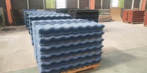 Tuiles de toiture modernes en aluminium revêtu de pierre à grain de bois Milan, ignifuges, résistantes à la chaleur, durables, pour maison en <span class=keywords><strong>ardoise</strong></span> - Product Image 6