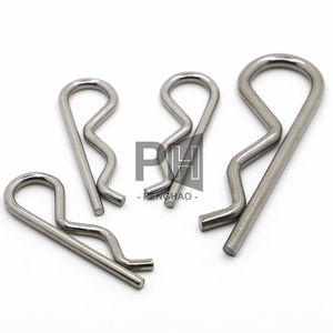 Clips de <span class=keywords><strong>goupille</strong></span> d'attelage en acier inoxydable 1/1, <span class=keywords><strong>2</strong></span>/1, 6/1, 8/<span class=keywords><strong>2</strong></span>/<span class=keywords><strong>2</strong></span>, 5/3/4/5mm, Clip de sécurité fendu en acier au Zinc, fusible fendu de Type R - Product Image 5