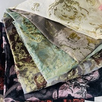 Nouvelles Robes/Vêtements de Luxe en Tissu Organza Jacquard Tissé Respirant à Motifs Floraux 100% Polyester Léger pour Filles Mariage