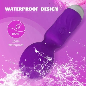 ไวเบรเตอร์สำหรับผู้หญิงเครื่องนวดไม้คทาซิลิโคนเหลวขนาดเล็ก - Product Image 4