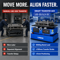 Robot AGV de transfert de matériaux 1000 kg, navigation laser SLAM, précision de positionnement de 10 mm, vitesse de déplacement de 1,0 m/s pour entrepôt intelligent