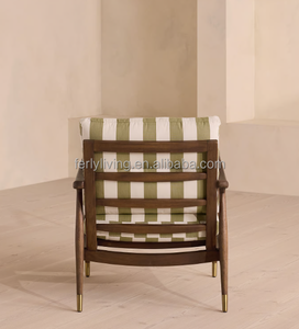 FERLY - Juego de Muebles de Jardín de Madera de Teca de Diseño <span class=keywords><strong>Individual</strong></span> y Lujo, Sillón de <span class=keywords><strong>Exterior</strong></span> de Madera Maciza - Product Image 2