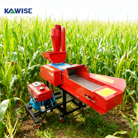Machine à hacher le fourrage et à broyer les aliments pour le traitement du maïs et des céréales, disponible en modèles électriques et diesel