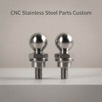 Mecanizado CNC de Precisión, Piezas de Torneado CNC de Acero Inoxidable y Aluminio, Componentes Robóticos Anodizados de Alta Precisión, Eje CNC Personalizado