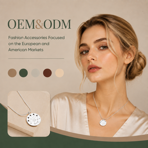 สร้อยคอจี้รูปดาวเข็มทิศทรงกลมสลักลายชุบเงินขายส่งแบบ OEM ODM พร้อมสายสร้อยแบบงู สไตล์วินเทจสำหรับผู้หญิง - Product Image 1