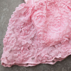 Commercio all'ingrosso <span class=keywords><strong>neonato</strong></span> bambina senza maniche battesimo <span class=keywords><strong>Set</strong></span> di 3 pz fascia per capelli + scarpe classiche ragazze in Tulle abiti <span class=keywords><strong>da</strong></span> festa in pizzo - Product Image 3