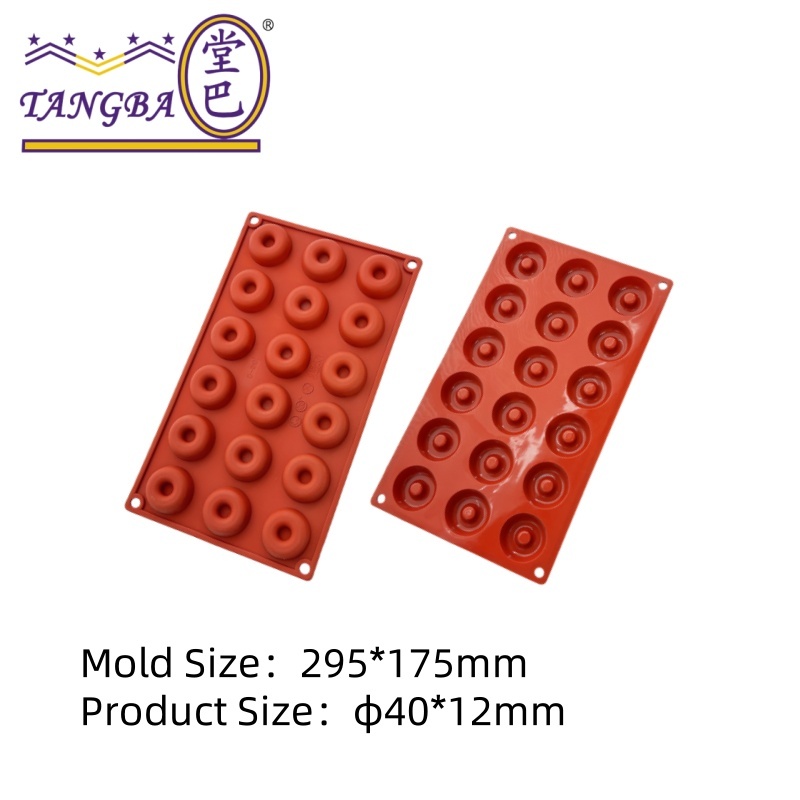RED-Silicone doughnut mold
