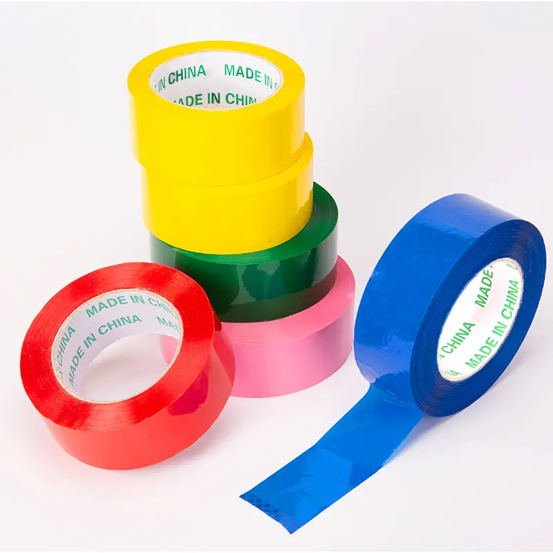 Colored sealing tape custom packing tape bopp Red yellow blue green packing tape