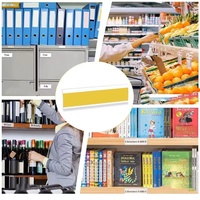 Étiquette de prix de magasin de détail en PVC de supermarché présentoir en plastique porte-étiquette de bande de données avec rubans adhésifs approvisionnement en entreposage