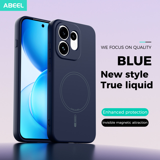 Compatible Phone case for Motorola Edge 70 PRO 5G Liquid Silicone Case Magnetic Pure Color Minimalist Style