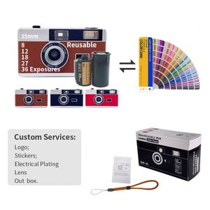 2025 New Arrival Reusable 35Mm Wedding <b>Gift</b> Non-Disposable Vintage Film Camera With Flash - Product Image 6
