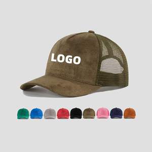 Gorras Trucker de Gamuza Ajustables de Alta Calidad, Color Sólido, con Logotipo Personalizado Bordado e Impreso, Unisex - Product Image 6