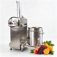 RVS Verticale Hydraulische Koude Pers Sapcentrifuge Commerciële Fruitpers voor Vruchtensapverwerking in Drankfabrieken