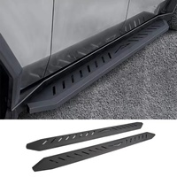 Estribos Laterales para Tesla Cybertruck 2022+, Acero al Manganeso de Alta Resistencia, Barras Antideslizantes, para Todoterreno, F-150, Silverado