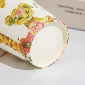 Gobelets en papier pour les fêtes sur le thème des animaux, les restaurants, l'usage domestique et commercial, gobelets jetables, de bonne qualité pour le Nouvel An chinois - Product Image 3