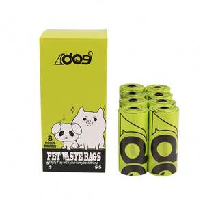 New 27*35 Wholesale Manufacturer Custom <b>Pet</b> <b>Waste</b> Bag <b>Disposal</b> Bag Biodegradable Compostable Degradable Large Dog Poop Bag - Product Image 2