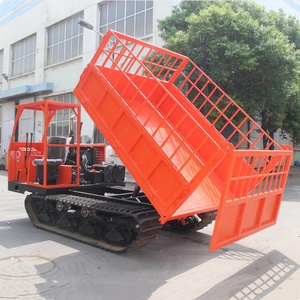5ton trang trại và vườn Crawler Dumper Xe Tải Tự tải Dump xe tải thủy lực xe tải với cao su theo dõi - Product Image 3