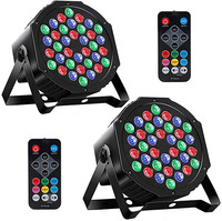 Diskon Besar Lampu Par Disko Dj Panggung Led Rgb Dmx 36 Leds dengan Remote Control Wifi