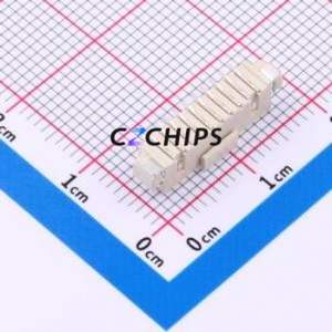 ZX-MX1.25-10PLT Wire-to-Board Pin Header SMD,P=1.25mm Connector 1x10P 1.25mm Vertical Mount PicoBlade (MX 1.25) - Product Image 2