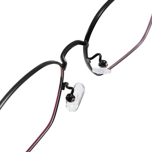 Monture optique carrée en métal de style coréen simple, verres plats, lunettes unisexes légères à monture complète 880552 - Product Image 2