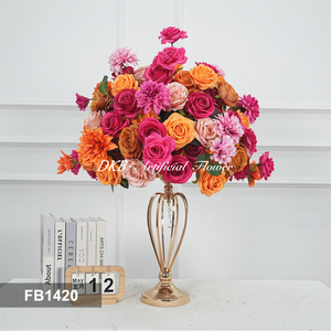DKB New Wedding Centerpiece Event <b>Flower</b> Ball Arrangement Silk <b>Flower</b> Ball Centerpieces for Wedding Party Event - Product Image 3