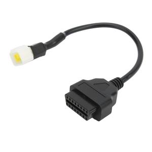 Câble de connecteur de Diagnostic à 6 broches remplacement de l'adaptateur de Diagnostic <span class=keywords><strong>OBD</strong></span> pour moto <span class=keywords><strong>Delphi</strong></span> - Product Image 1