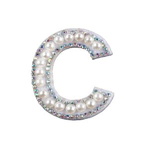 Tùy Chỉnh Sắt Trên Quần Áo Chữ Đính Thiết Kế Rhinestone Các Bản Vá Lỗi Cho Mũ Làm Bằng Cảm Thấy Và PU Nhựa - Product Image 2