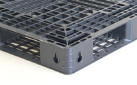Palette moulée par injection Tianzi Grid, haute capacité de charge, placement des copeaux possible, barrières latérales amovibles