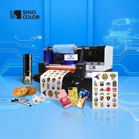 Système de vision industrielle haute précision SinoColor One Official I3200 U1HD, imprimante à plat UV DTF pour étiquettes et logos A3