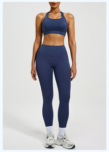 Conjunto Deportivo de 2 Piezas para Mujer, Diseño Personalizado ODM, Alta Calidad, Transpirable, Secado Rápido, Sujetador Deportivo Sólido, Leggings de Yoga con Efecto Levanta Glúteos, Ropa Deportiva - Product Image 6