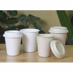 Tapas <span class=keywords><strong>de</strong></span> taza <span class=keywords><strong>de</strong></span> café <span class=keywords><strong>de</strong></span> bagazo <span class=keywords><strong>de</strong></span> caña <span class=keywords><strong>de</strong></span> azúcar <span class=keywords><strong>de</strong></span> pulpa <span class=keywords><strong>de</strong></span> papel compostable ecológica desechables sin PFAS con logotipo personalizado para taza <span class=keywords><strong>de</strong></span> plástico taza <span class=keywords><strong>de</strong></span> papel - Product Image 3