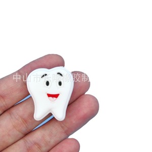 Perles de dentition en silicone en forme de dents pour bébés de 0 à 24 mois, jouet doux unisexe - Product Image 5