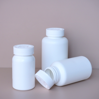 Vente en gros 100ml 200ml 300ml 400ml Bouteille de capsule en PE Bouteille de médecine blanche résistante à la lumière avec couvercle à vis à pression