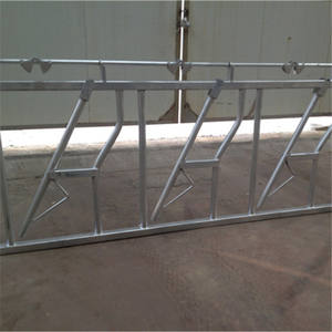 Hot Dip galvanizado Jersey vaca Headlock usado ganado Feed Headlock precios en <span class=keywords><strong>la</strong></span> India para <span class=keywords><strong>la</strong></span> <span class=keywords><strong>venta</strong></span> 6 metros de largo de 8 vacas Lock - Product Image 2