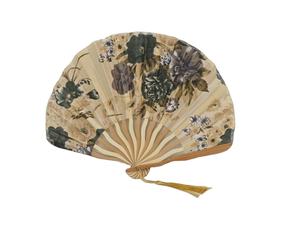 Abanico Plegable Estilo Samurái Japonés Hecho a Mano, Diseño Único con Flores y Ángeles, Ideal para Viajes y Refresco al Aire Libre - Product Image 6