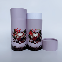 Tubo de Embalaje Cilíndrico de Cartón Ecológico, Reciclable, Personalizable y de Alta Calidad para Té, Cosméticos y Alimentos