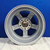 Nouveau moyeu de roue de remorque en alliage d'aluminium de 14 pouces pour VTT, 114.3 112, pour camping-cars, yachts, remorques, argent, 100% compatible pour rénovation/amélioration