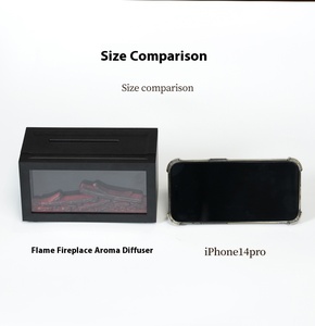 Thông Minh Tạo Độ Ẩm Hương Liệu Khuếch Tán USB Powered Xách Tay Tạo Độ Ẩm Cho Nhà Sử Dụng Làm Mát Không Khí <span class=keywords><strong>Mist</strong></span> <span class=keywords><strong>Maker</strong></span> Với Ngọn Lửa Hiệu ứng - Product Image 5